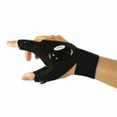 LED Flashlight Gloves – Waterproof Fingerless Outdoor Tool
