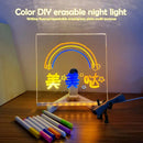 LED Message Board – DIY Acrylic Writing Pad with 7 Pens