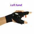 LED Flashlight Gloves – Waterproof Fingerless Outdoor Tool